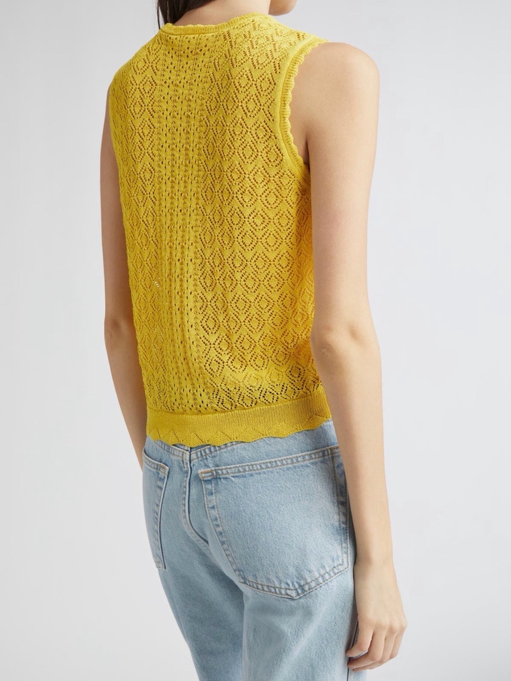 Doen Lea Pointelle Summer Top Small - Picture 2 of 8